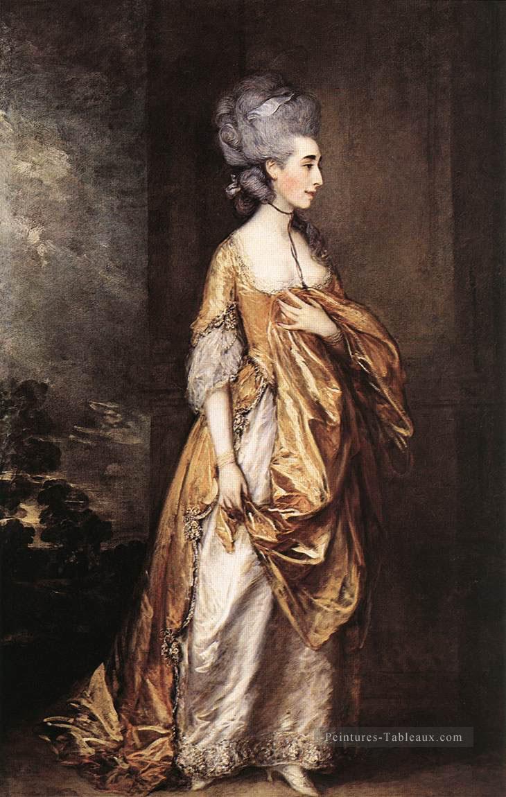 Portrait de Mme Grace D Elliott Thomas Gainsborough Peintures à l'huile